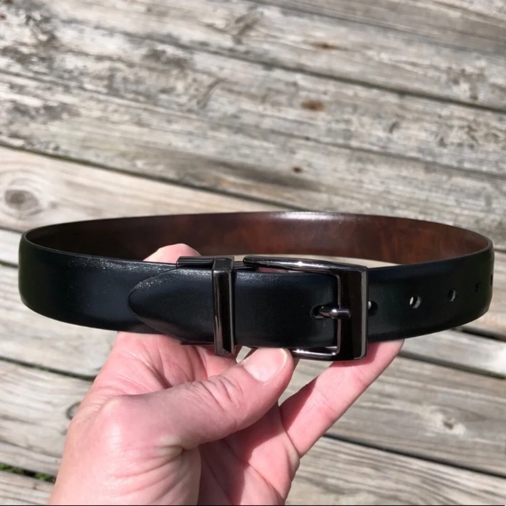 Boys Dickies Reversible Leather Belt! EUC!